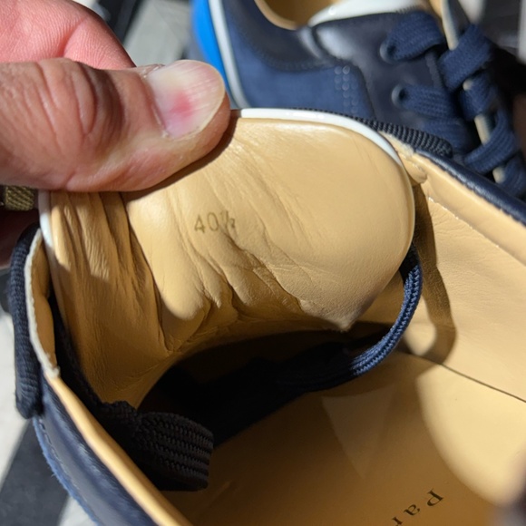 Authentic Louboutin‎ Fun Louis Junior Spikes Navy Suede Sneakers 8.5 - Picture 11 of 11